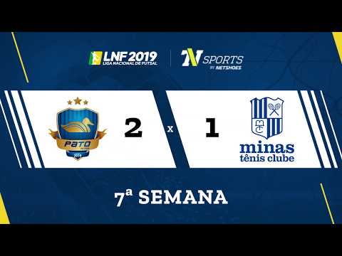 LNF2019 - Gols - 7r - Pato 2 x 1 Minas
