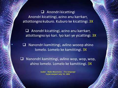Nuba Mountains of Sudan - Worship and praise songs in TIRA Language July 2020. Anondri kicattingi