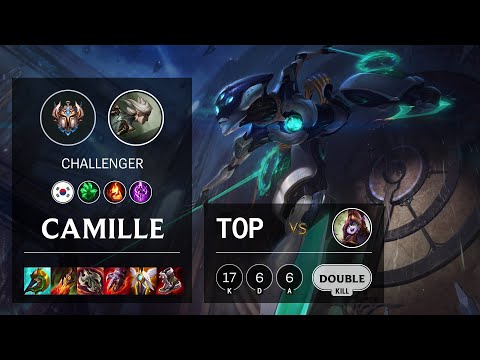 Camille Top vs Lulu - KR Challenger Patch 11.17