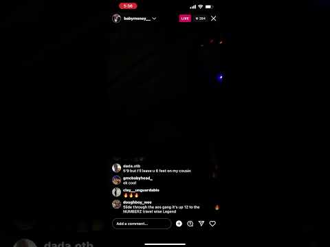 Baby money ft Tay b unreleased live video