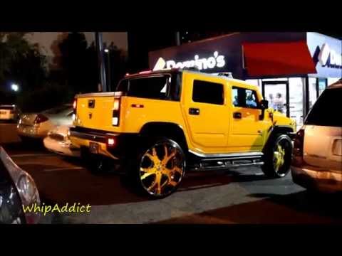 WhipAddict: Yellow Hummer H2 SUT on Yellow Asanti 30s: Atlanta, GA