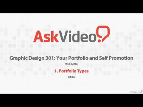 Portfolios & Self Promotion in video