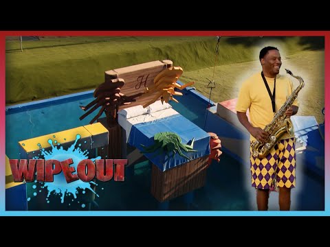Will This Sax Player Be As Smooth On The Course? | Full Episode | Wipeout USA | S4 E9