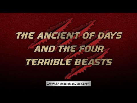 The Ancient of Days and the Four Terrible Beasts