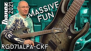 Video thumbnail for Too low? Too heavy? Ibanez RGD71ALPA-CKF Review by EytschPi42
