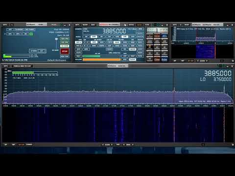 DIY Copper Tube Active Loop Antenna - 80 Meter Band Listening @ 3885 kHz LSB