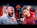 JAPAN vs CANADA | Highlights | Men's VNL 2023