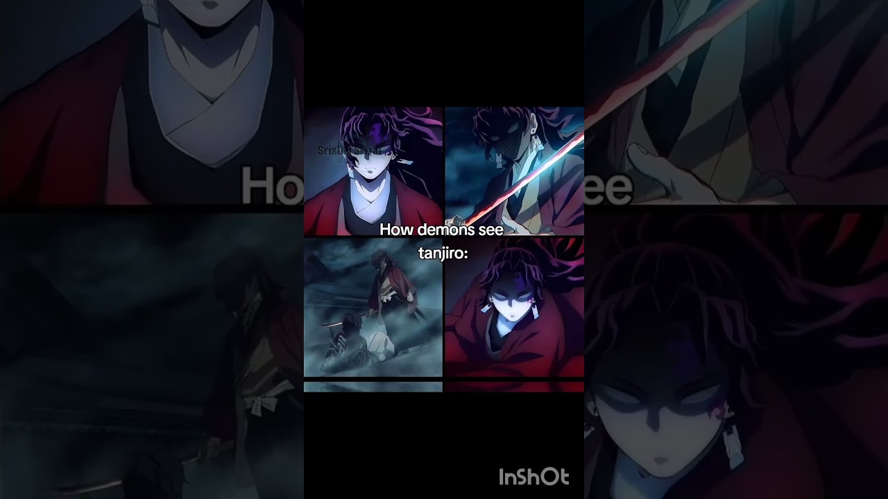 how they see tanjiro #anime #popular #famous #demonslayer