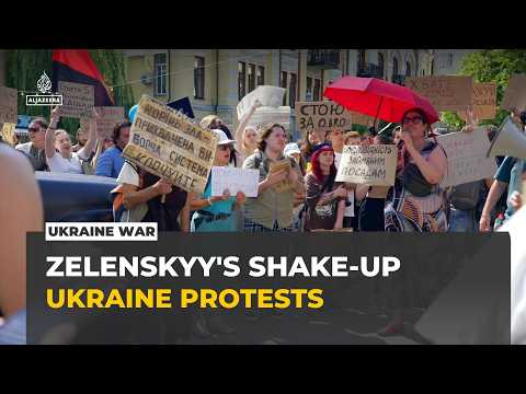 Ukraine protests after Zelenskyy dismisses Defence Minister Mykhailo Fedorov