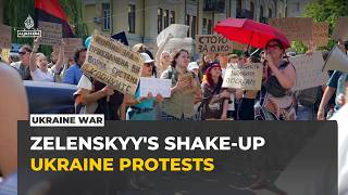 Ukraine protests after Zelenskyy dismisses Defence Minister Mykhailo Fedorov