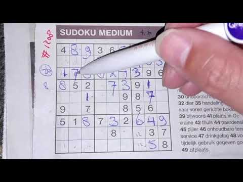 A quickie Medium Sudoku !  (#1208) Medium Sudoku puzzle. 07-23-2020