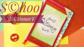 How to make dictionary (for project) ? #schoolproject