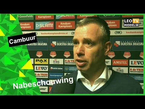 Nabeschouwing SC Cambuur - FC Volendam: René Hake