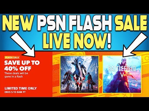 NEW PSN FLASH SALE LIVE RIGHT NOW - GREAT NEW PS4 GAME DEALS!