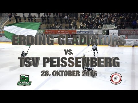 Erding Gladiators vs TSV Peißenberg Highlights - 28. Oktober 2016
