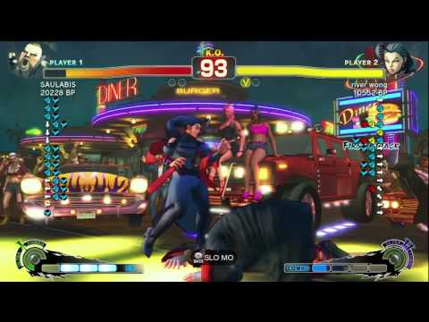 river wong [Rose] vs SAULABIS [Rufus] SSF4 Japanese Online Ranked Matches - TRUE-HD