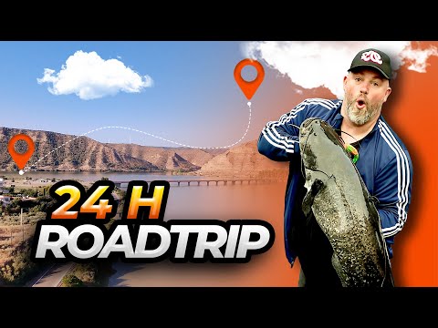2,000km ROAD TRIP to EBRO! 24h drive with fishing stop & room tour 🔥