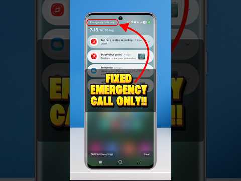 How to Fix emergency Call Only!! #samsungtips #fixemergency_Call