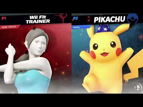 SuperKernel (Wii Fit Trainer) vs Maize (Pikachu) - Final Bracket Winners Quarterfinals-One More Game