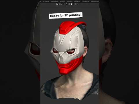 3D Modeling the Revenant Mask from Apex Legends! #diycrafts #3dmodeling