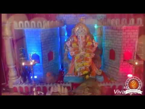 Vinod Rasal Home Ganpati Decoration Video
