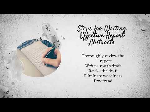 Writing Effective Abstracts | AcademicPaperPros
