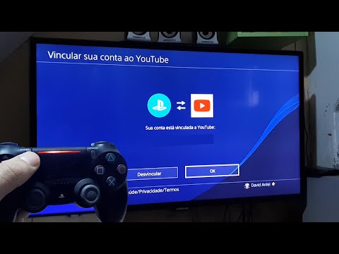 COMO LOGAR ( VINCULAR ) CONTA YOUTUBE NO PLAYSTATION 4 ( PARA GAMEPLAY NO VÍDEO GAME PS4 )
