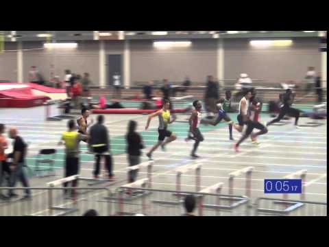 60m H - Qualif 1 - Joseph - Université McGill Rencontre ouverte MARTLET, Montréal 2015