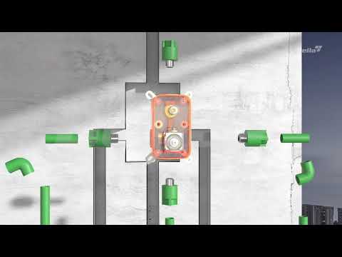 Concealed shower mixer