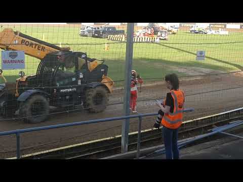 Michael Pickens heat 1 didn't go great. Could hear him screaming from in the car. Not happy.