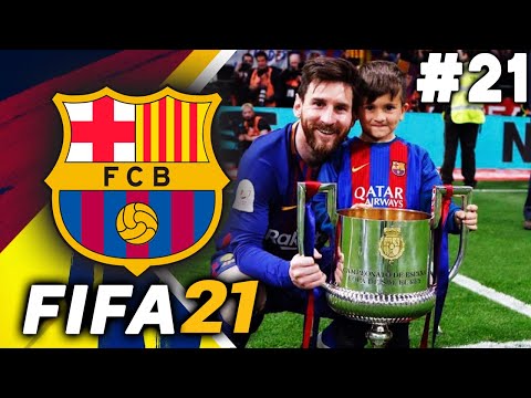 COPA DEL REY FINAL!!! vs ATLETICO MADRID!! - FIFA 21 Barcelona Career Mode EP21