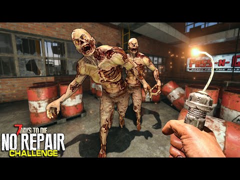 EXPLOSIVE ENCOUNTERS in the NO REPAIR CHALLENGE! | 7 Days to Die (Ep 4)