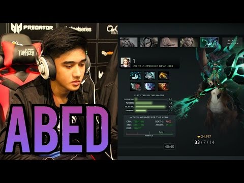 PLAYER PERSPECTIVE: ABED (Outworld Devourer) 33 KILLS! [Ranked Match]