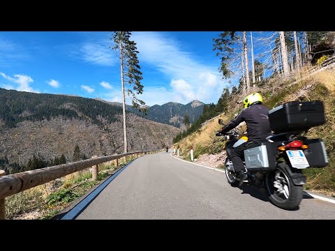 Passo Manghen A V 🎼🎧 nik 686 2020 Alpi in moto