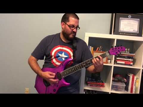 Mesa Boogie JP-2C and Ernie Ball Music Man John Petrucci BFR Fuschia Sparkle Majesty