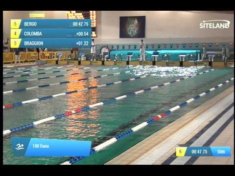 Serie 4 dei 100 Rana  Assoluti Femmine Master - Campionati Regionali Masters 2014 di Veneto e Friul