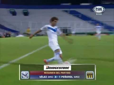 Vélez Sarsfield (3) vs (1) Peñarol - Copa Libertadores 2013 (Goles)