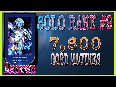 MY 7,600 GORD MATCHES - SOLO RANK #9 - Ashren
