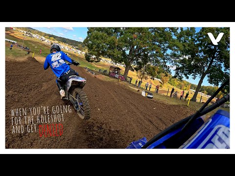 Burkeen Goes For Holeshot... Gets Denied - Muddy Creek Top Gun Showdown