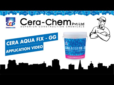 Cera Aqua Fix-gg(Application Video)#superiorconstructionchemicals#cerachem#waterproofing#ceraaquafix
