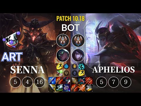 RJ Art Senna vs Aphelios Bot - KR Patch 10.18