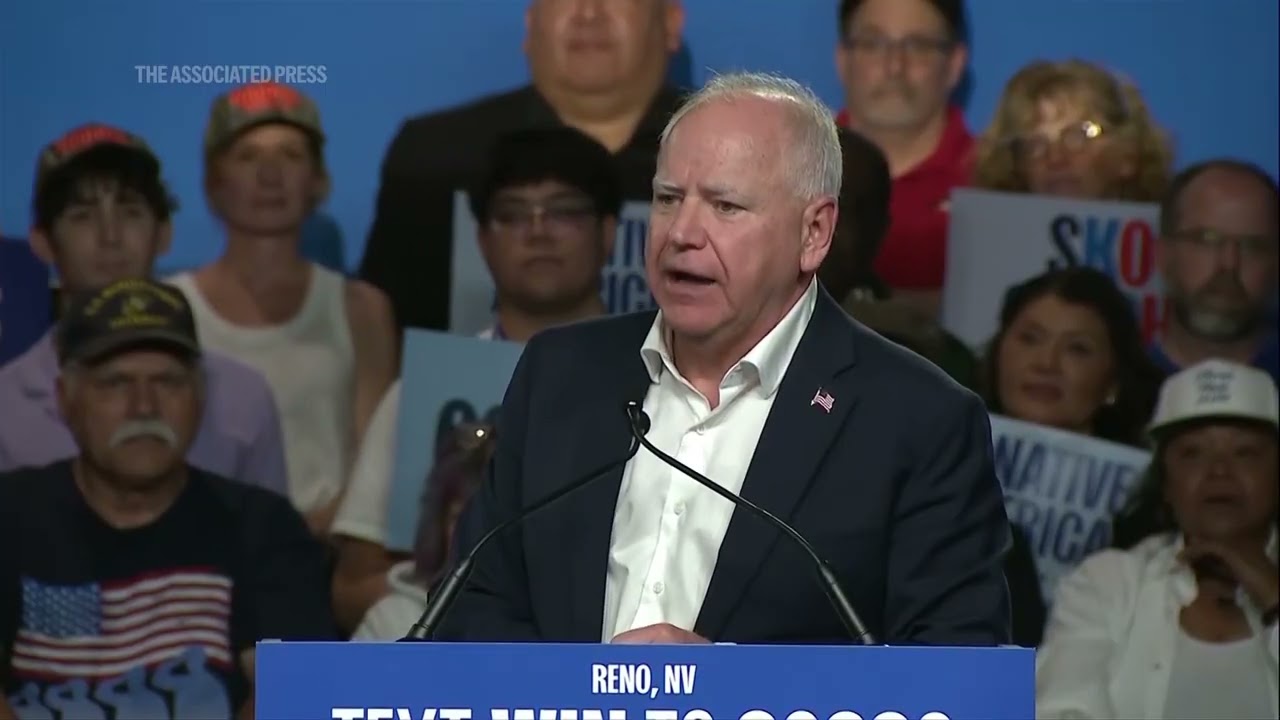 Tim Walz discusses Trump-Putin reports from new Woodward book