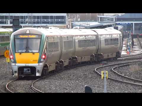 IE 22000 Class DMU/ICR Passing Islandbridge Bound For Dublin Heuston