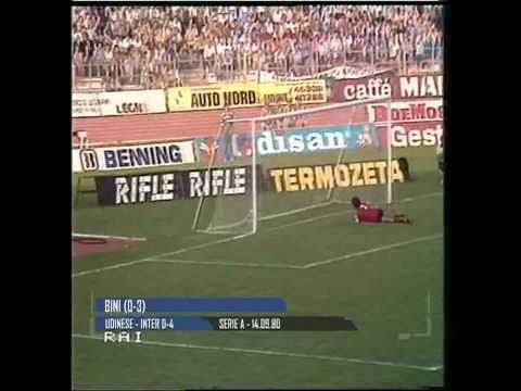 Stagione 1980/1981 - Udinese vs. Inter (0:4) 