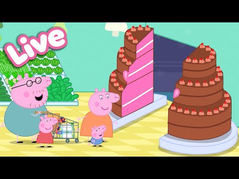 🍎 Peppa Pig Best Bites LIVE! 🐷 Peppa&rsquo;s Food & Cooking Moments | Tales Full Episodes 24/7