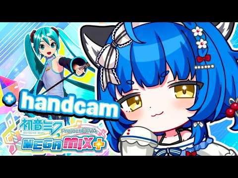 Hatsune Miku Rhythm Game with handcam…. ┃ Project Diva: Mega Mix【Poko Rakun】