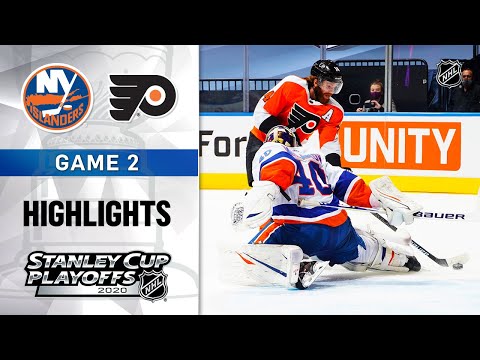NHL Highlights | Second Round, Gm2: Islanders @ Flyers - Aug. 26, 2020