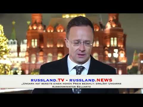„Ungarn hat bereits einen hohen Preis bezahlt: erklärt Ungarns Aussenminister Szijjarto