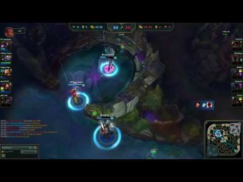 Amazing Baron steal with Pray and Smeb in my team (KOO Tigers)
