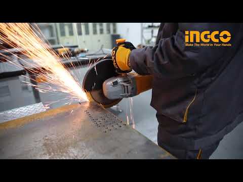 How to use Ingco Angle Grinder 9" 2400W